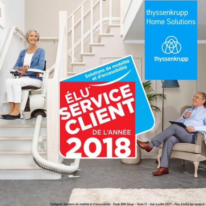 thyssenkrupp Home Solutions élu service client de l'année 2018