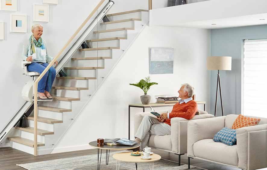 Levant Comfort luxe traplift voor rechte trappen